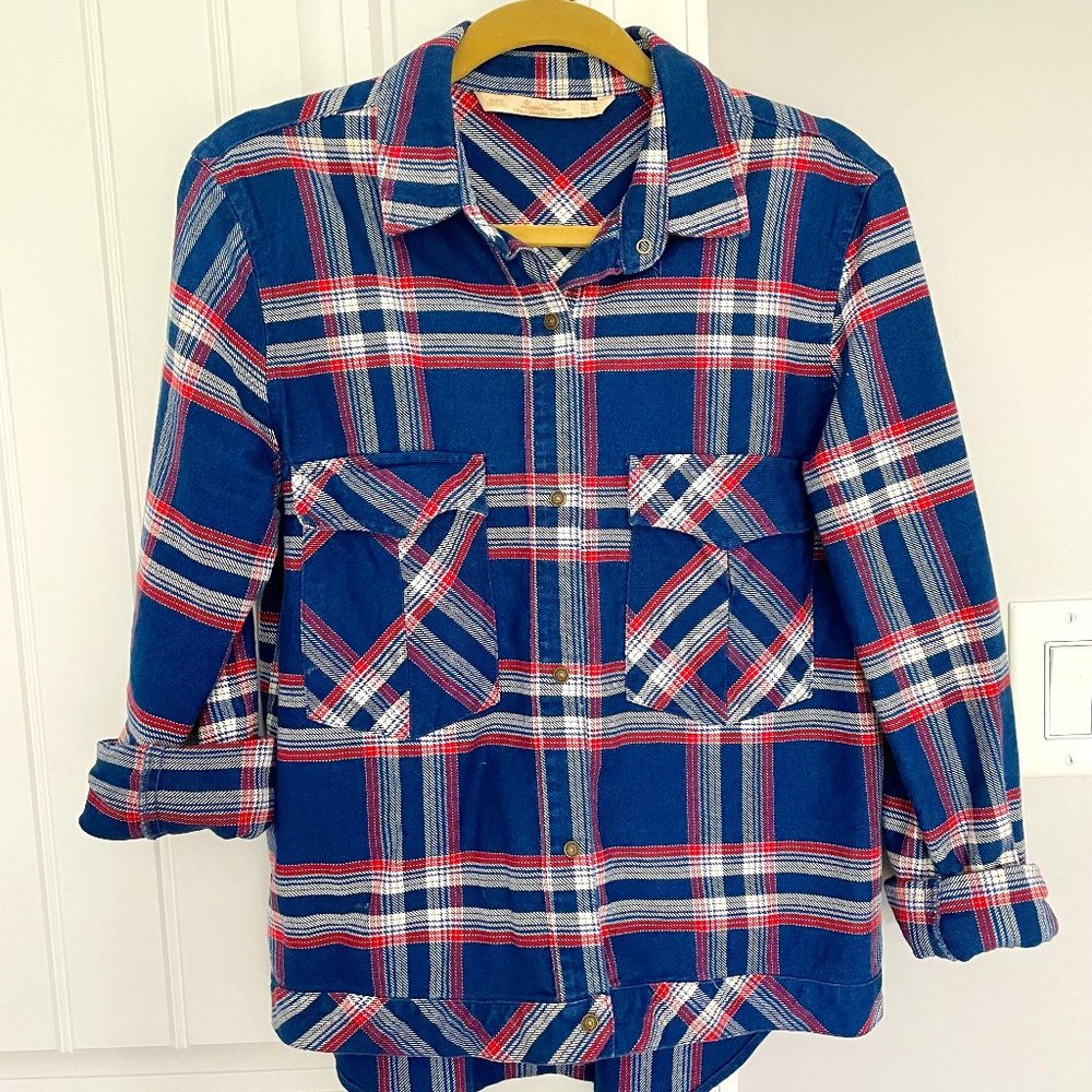 Zara Button Down Flannel Shirt | Size